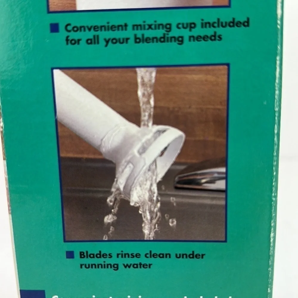 Vintage‎ White Westinghouse 2 Speed Hand Blender WWSM1 Chops Mixes Purees Blends
